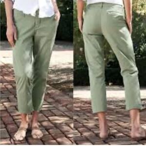 Frank & Eileen NWT  Wicklow Italian Performance Twill Chino Pants Army size 0